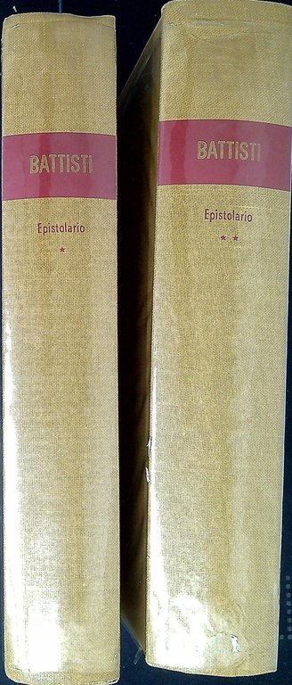 Epistolario. Due volumi