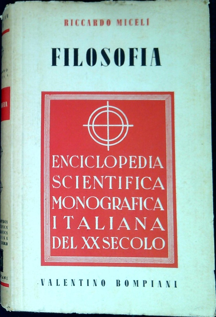 Filosofia. Enciclopedia scientifica monografica italiana del XX secolo | Immagine principale
