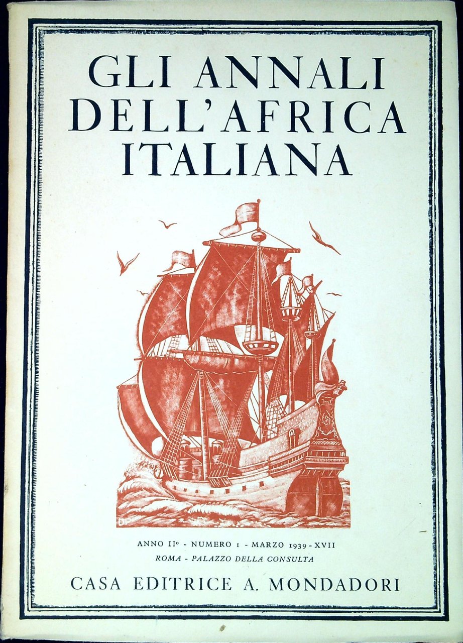 Gli annali dell'Africa italiana A.II, vol. 1