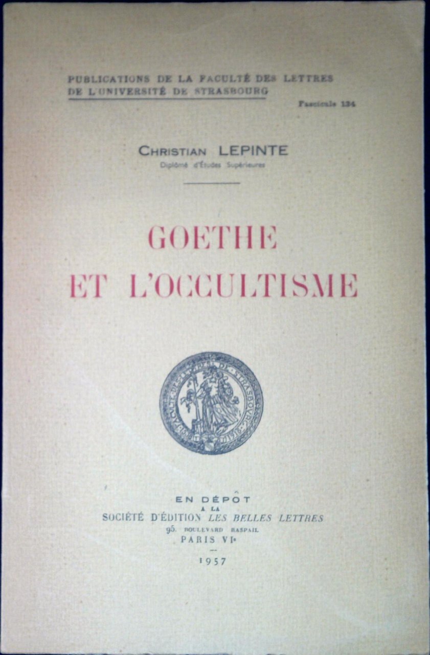 Goethe et l'occultisme