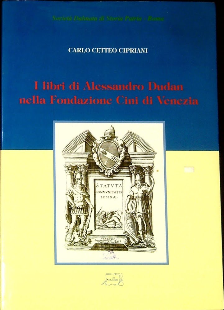 I libri di Alessandro Dudan nella Fondazione Cini di Venezia