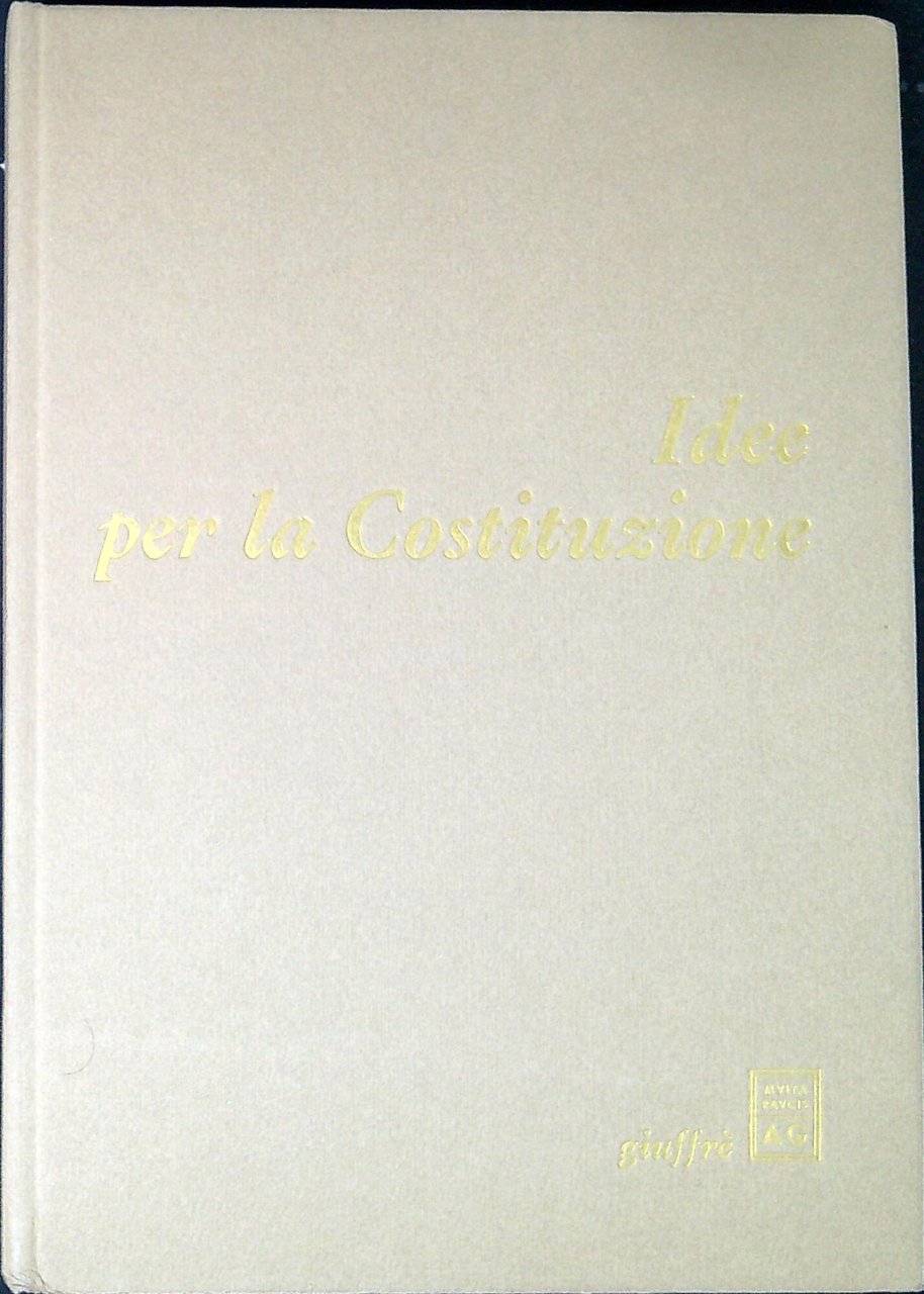 Idee per la Costituzione