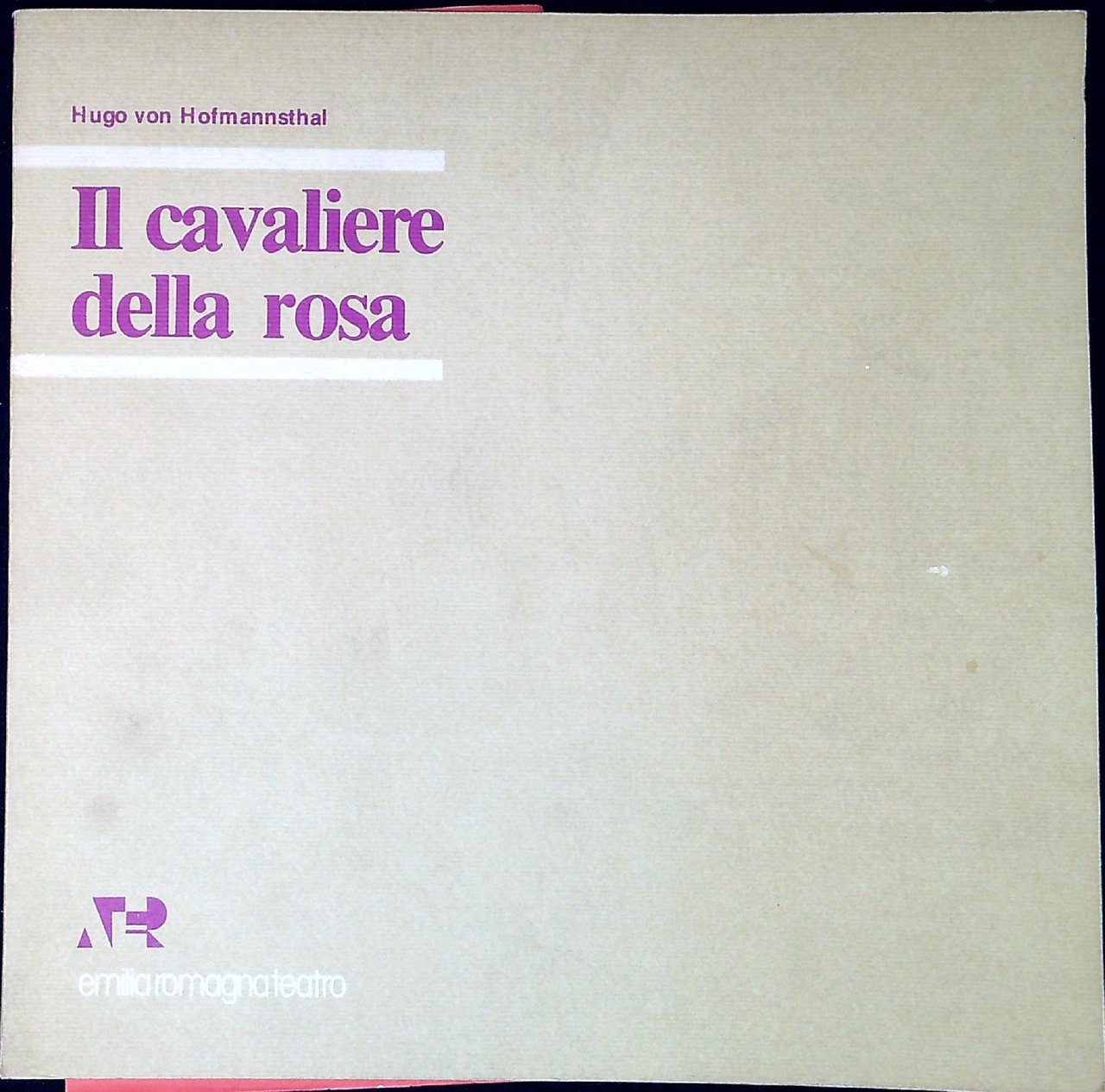 Il cavaliere della rosa : commedia in tre atti : …