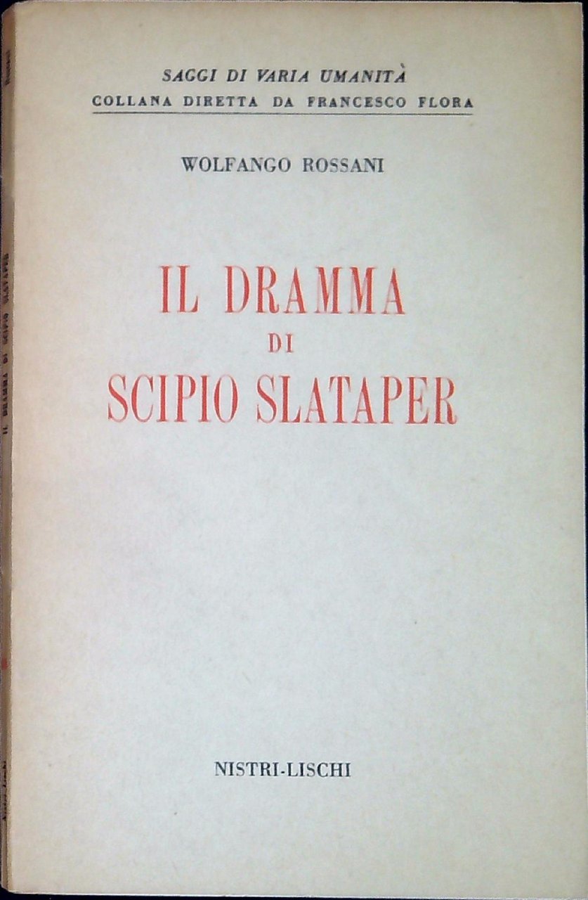 Il dramma di Scipio Slataper