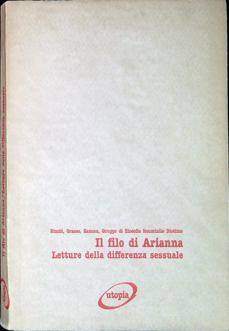 Il filo di Arianna : letture della differenza sessuale | Immagine principale