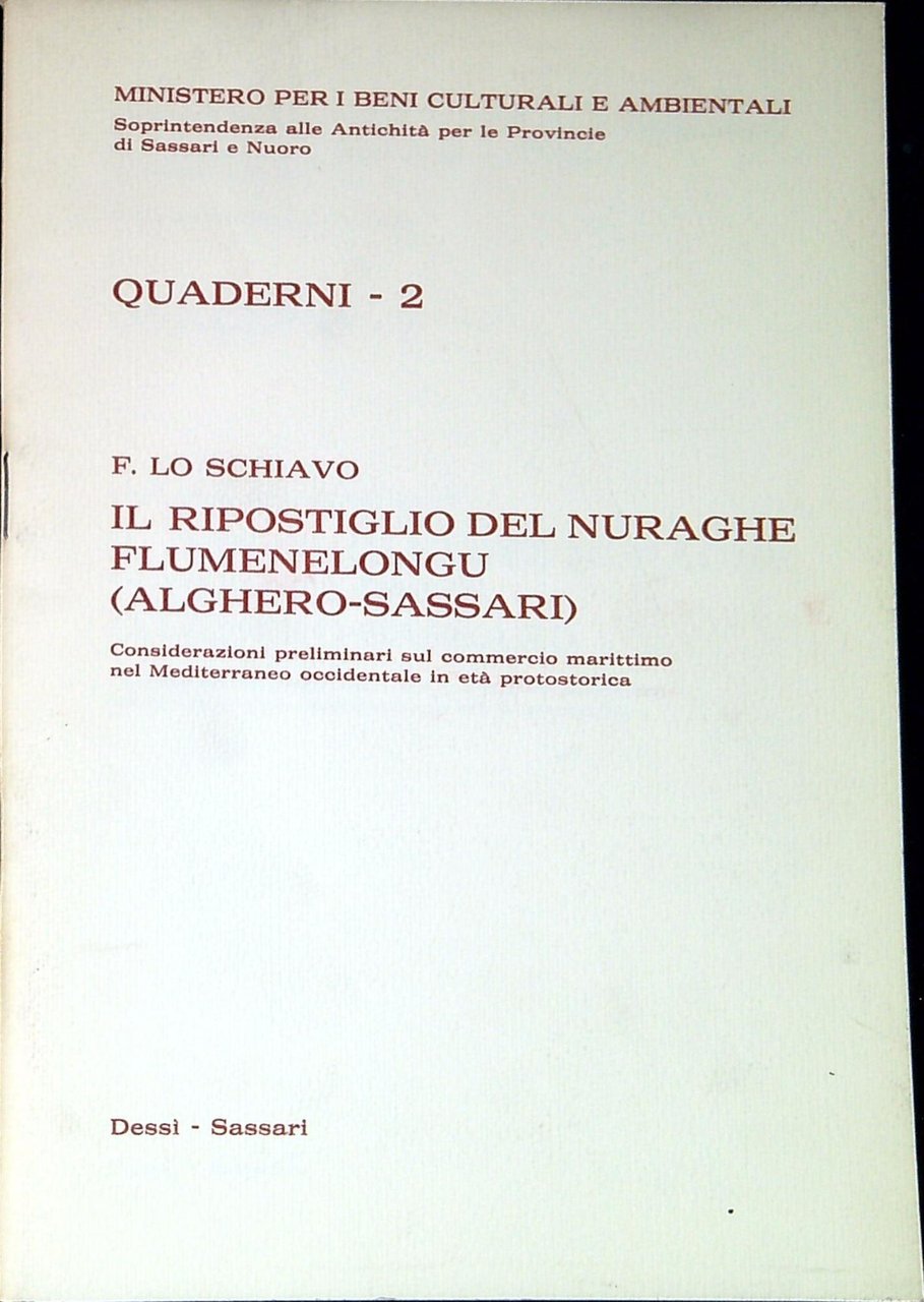 Il ripostiglio del nuraghe Flumenelongu (Alghero-Sassari) : considerazioni preliminari sul …