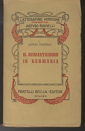 Il romanticismo in Germania. Letterature moderne; 27. | Immagine principale