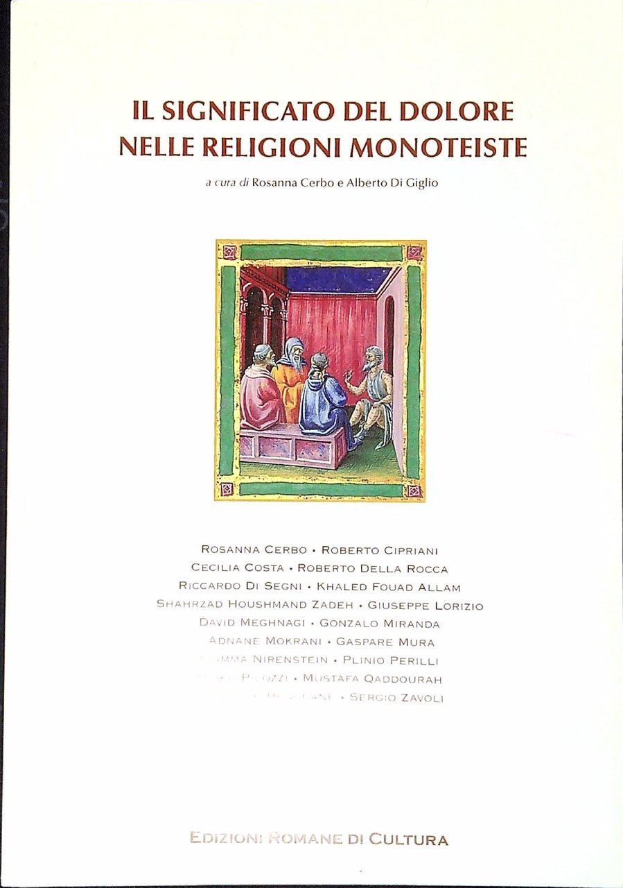 Il significato del dolore nelle religioni monoteiste