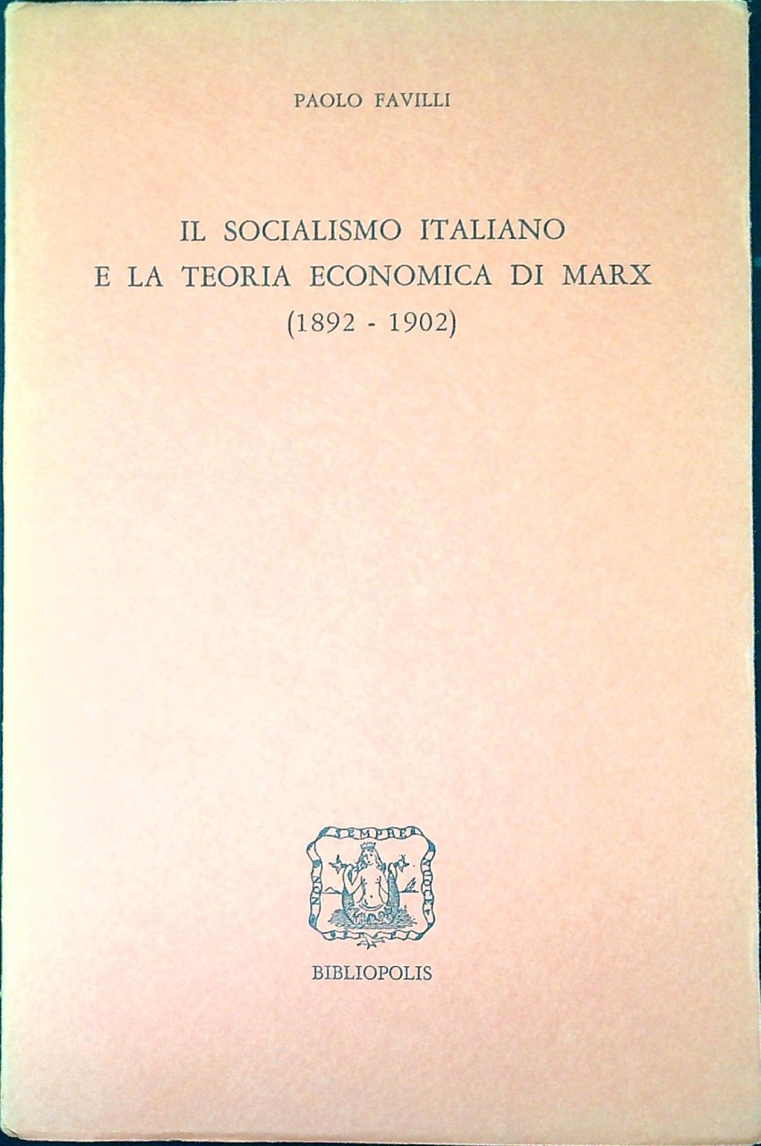 Il socialismo italiano e la teoria economica di Marx : … | Immagine principale