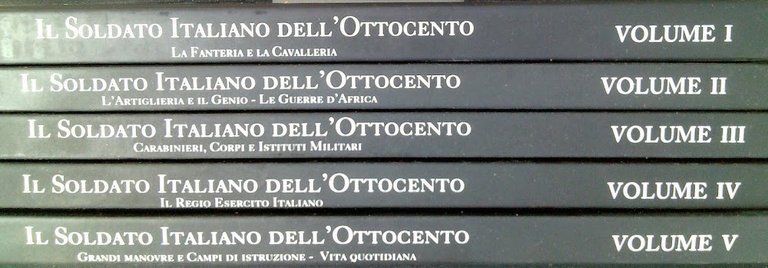 Il soldato italiano dell'Ottocento nell'opera di Quinto Cenni. Cinque volumi, …