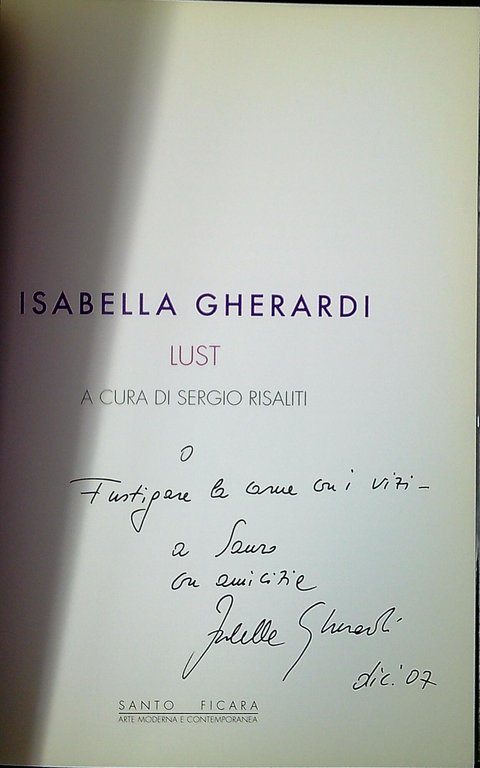 Isabella Gherardi: lust