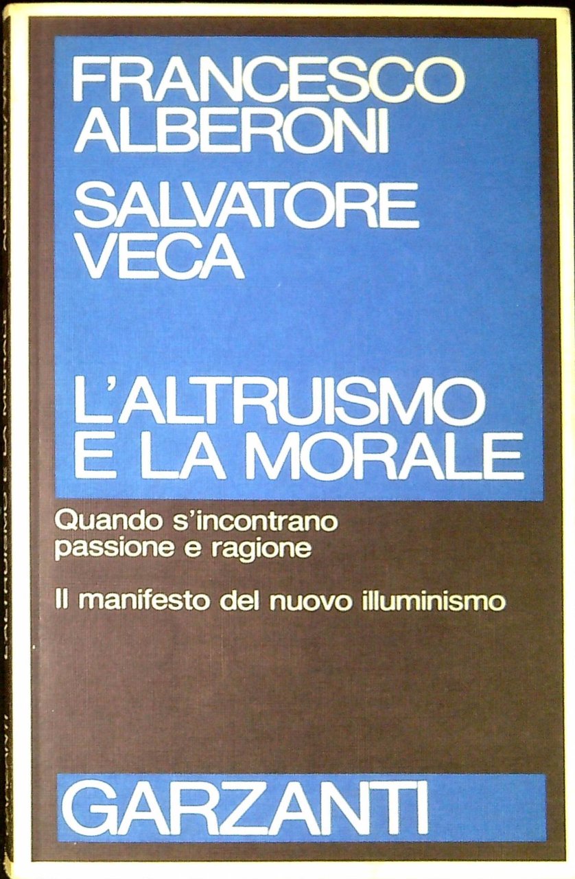 L'altruismo e la morale