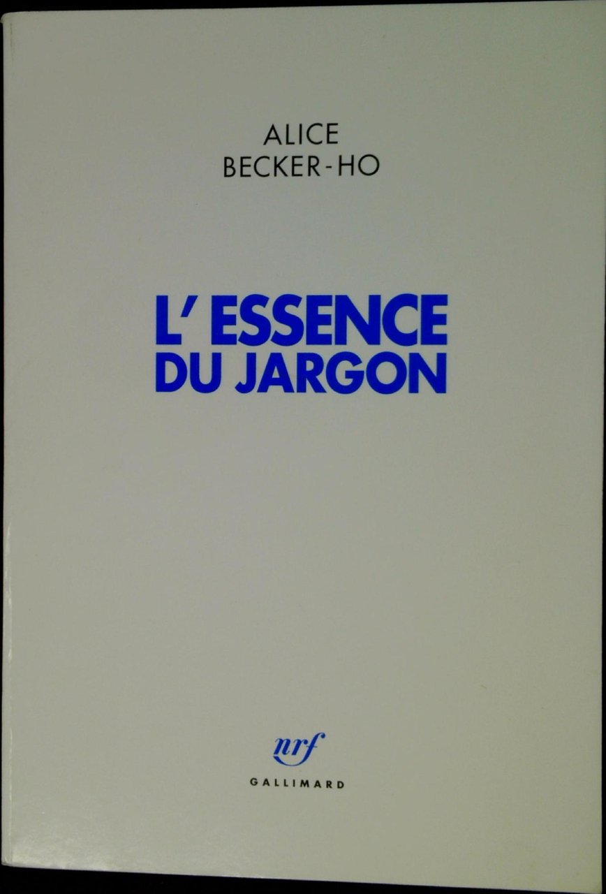 L' essence du jargon