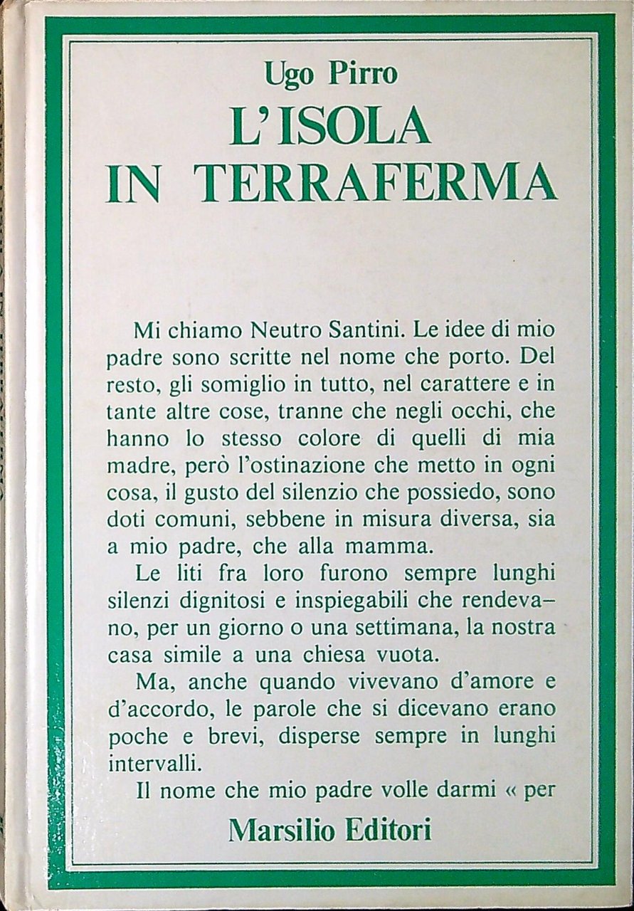 L'isola in terraferma | Immagine principale