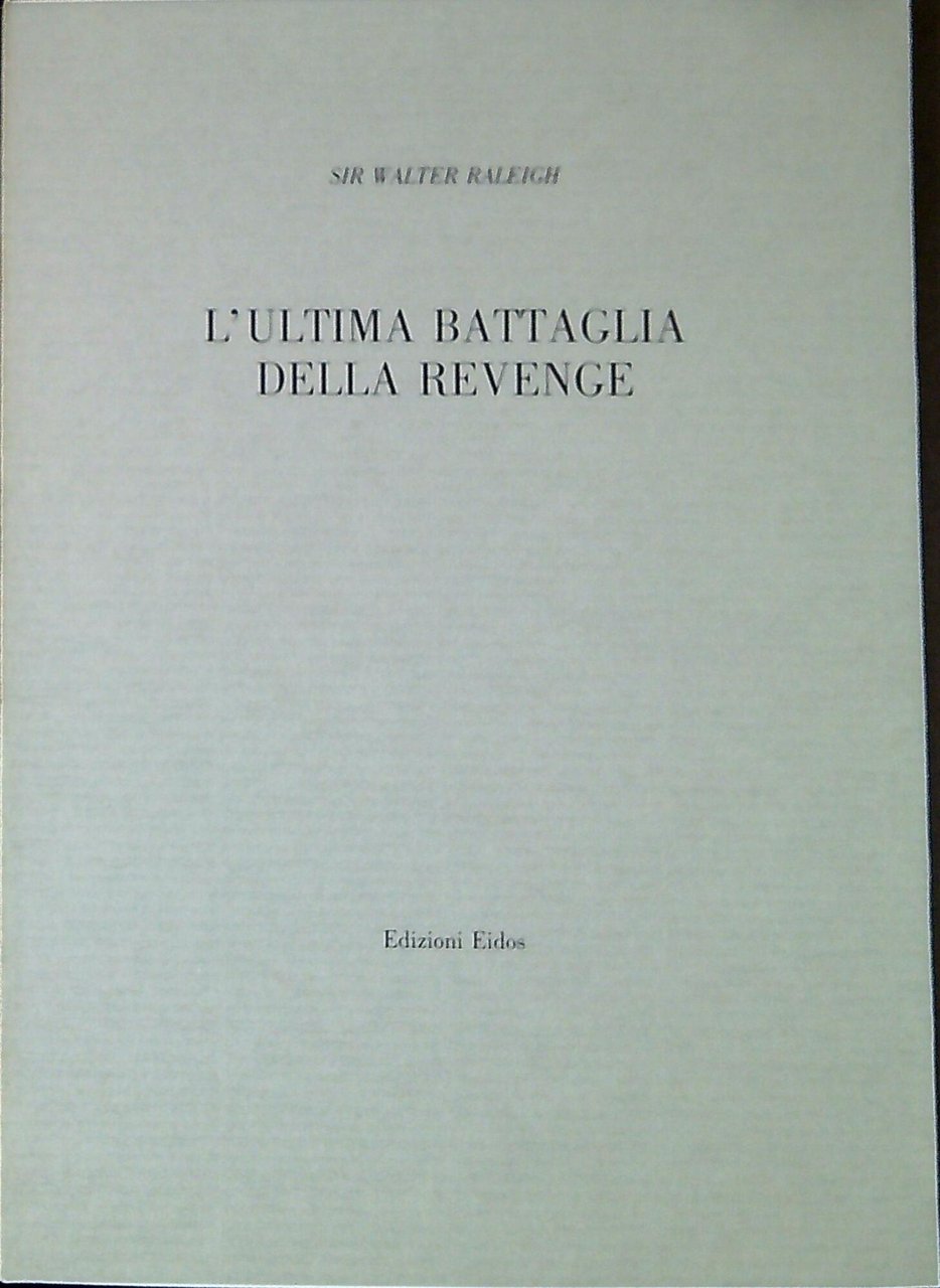 L' ultima battaglia della Revenge