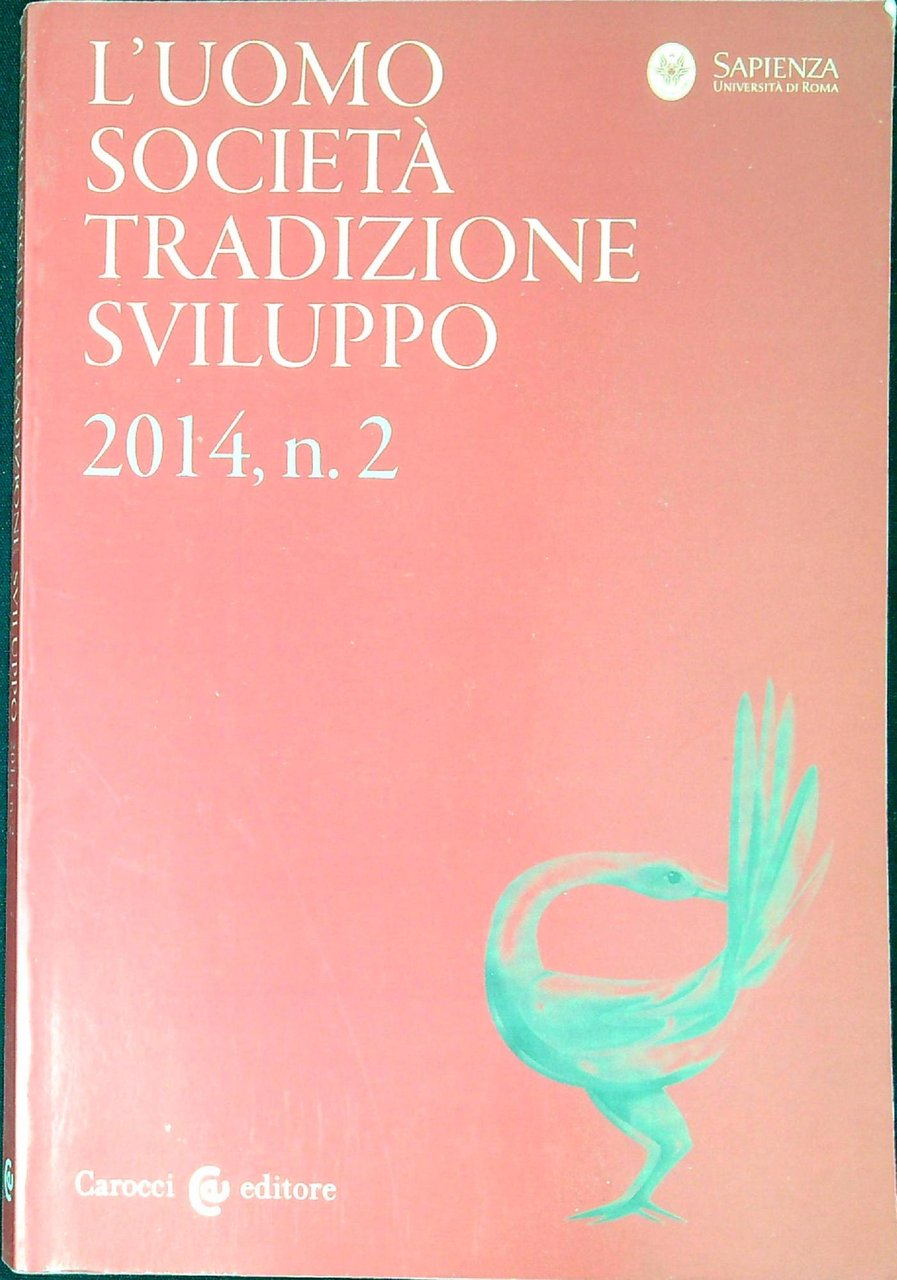 L'uomo società tradizione sviluppo n.2 2014