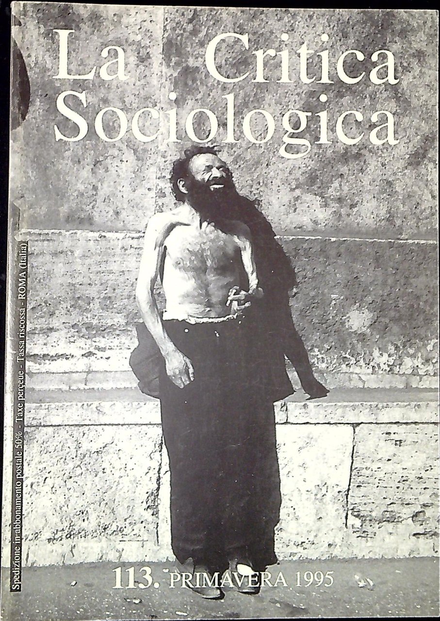 La critica sociologica n. 113 | Immagine principale