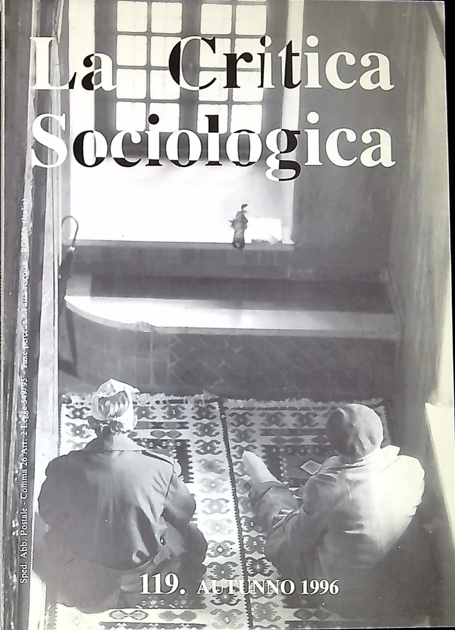 La critica sociologica n. 119 | Immagine principale