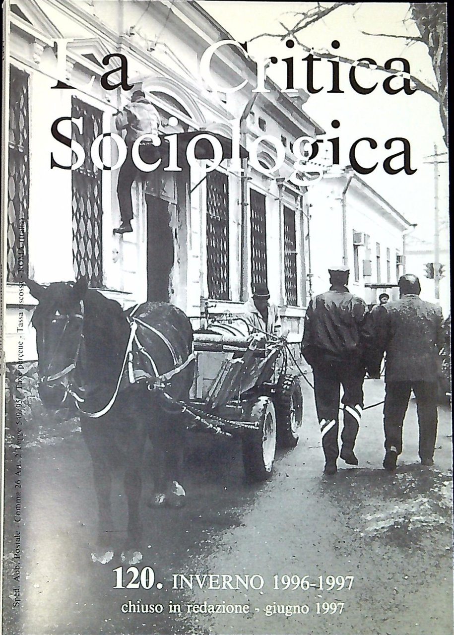 La critica sociologica n. 120