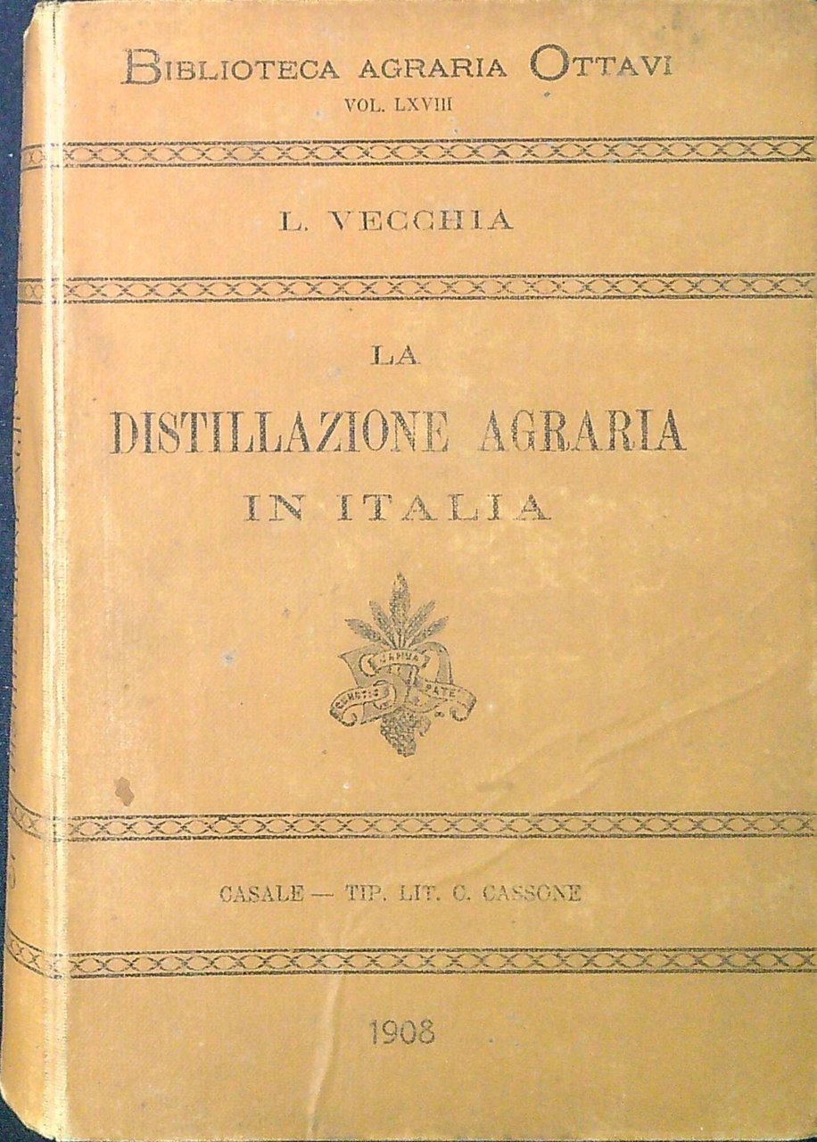 La distillazione agraria in Italia | Immagine principale