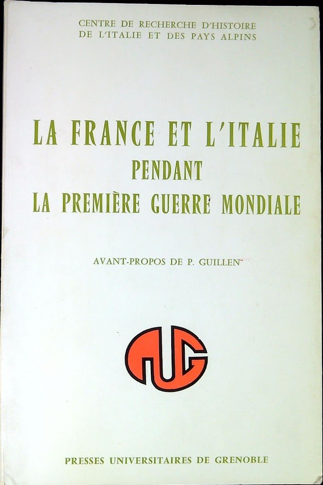 La France et l'Italie pendant la première guerre mondiale