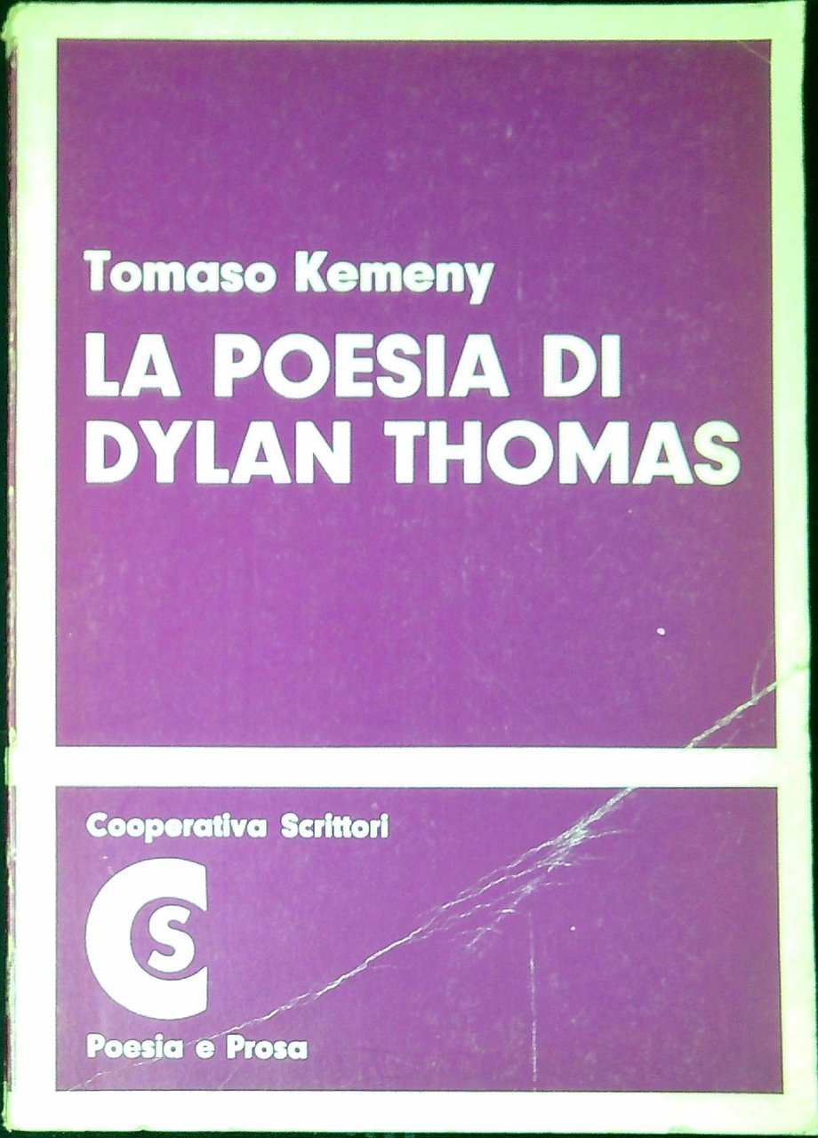 La poesia di Dylan Thomas : enucleazione della dinamica compositiva | Immagine principale