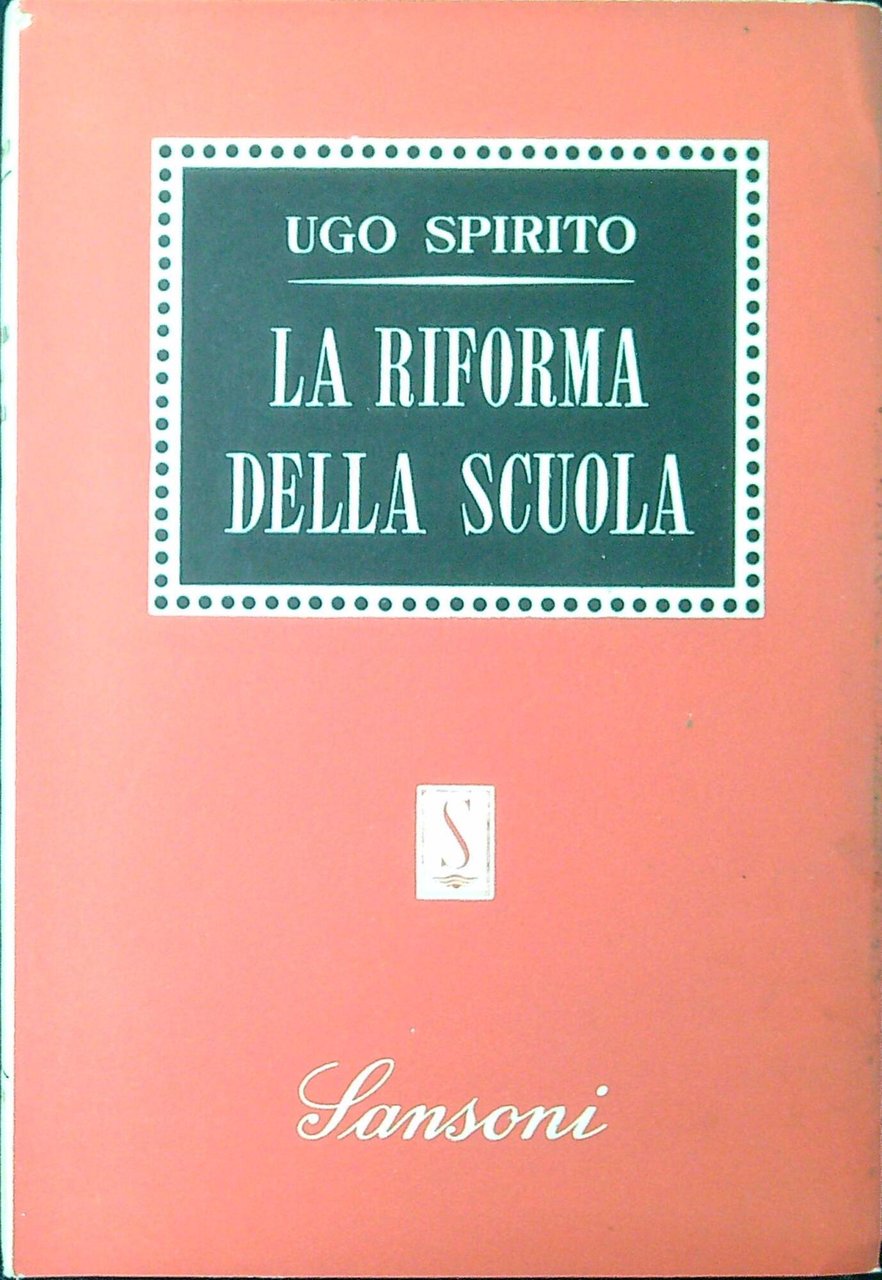 La riforma della scuola