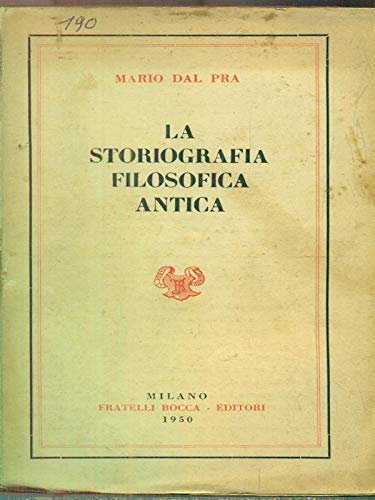 La Storiografia Filosofica Antica | Immagine principale