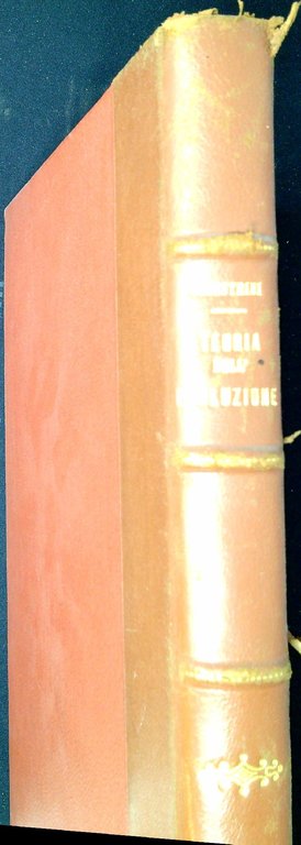 La teoria dell'evoluzione esposta nei suoi fondamenti, come introduzione alla …