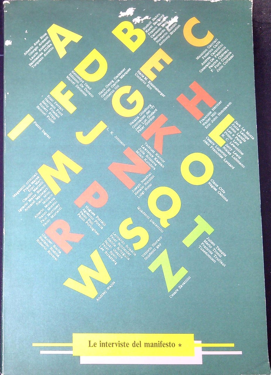 Le interviste culturali del manifesto 1971-1983 | Immagine principale