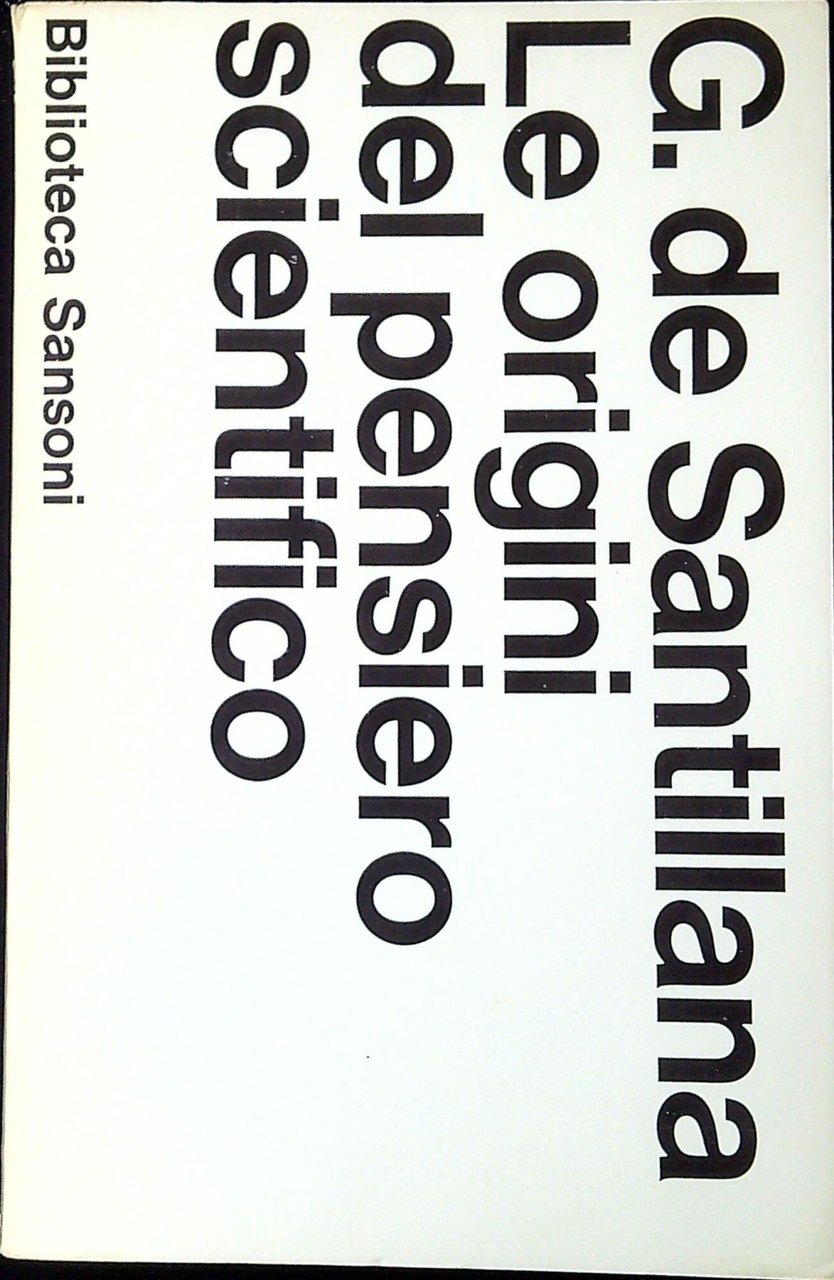 Le origini del pensiero scientifico