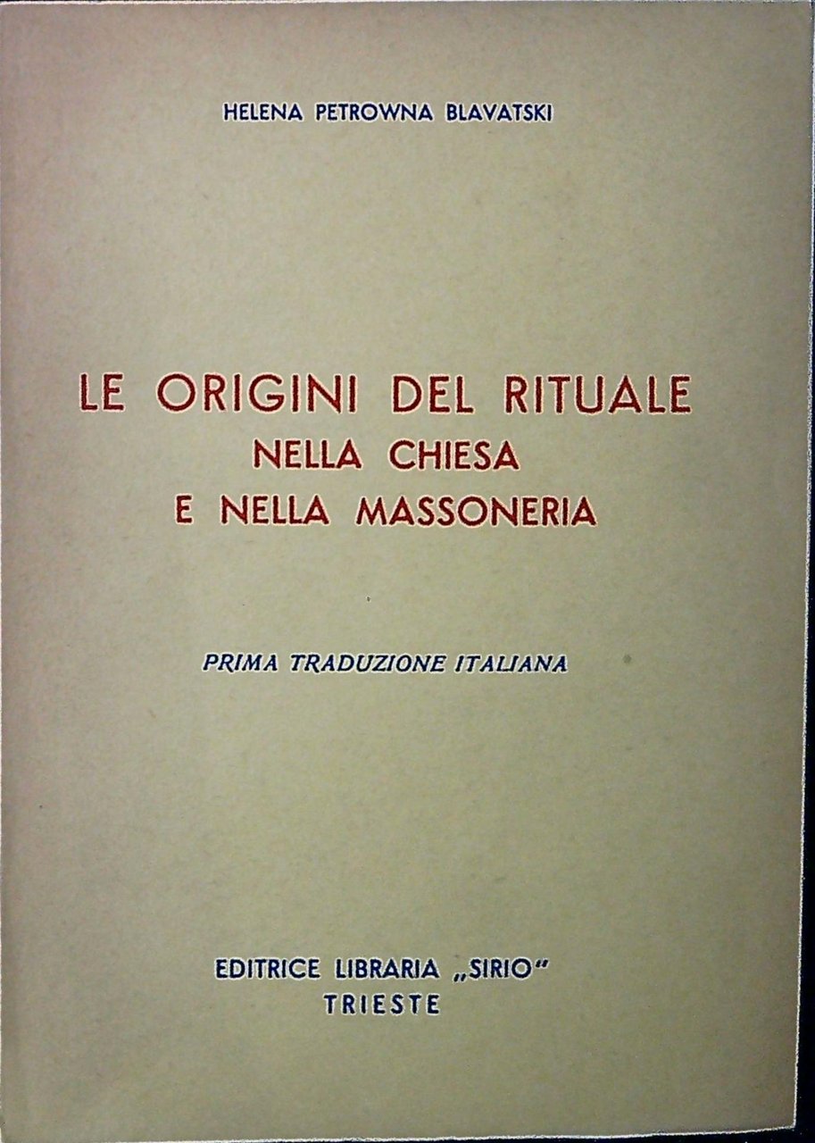 Le origini del rituale nella Chiesa e nella Massoneria | Immagine principale