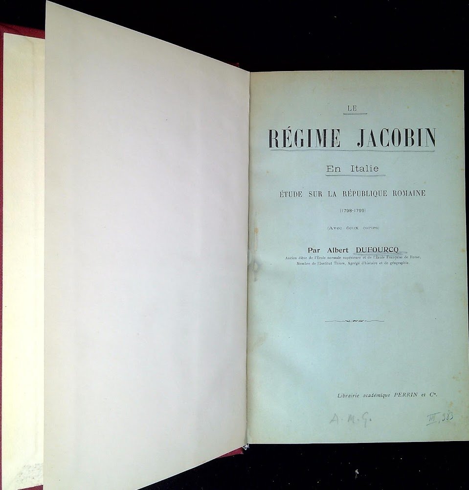 Le régime jacobin en Italie : étude sur la République …