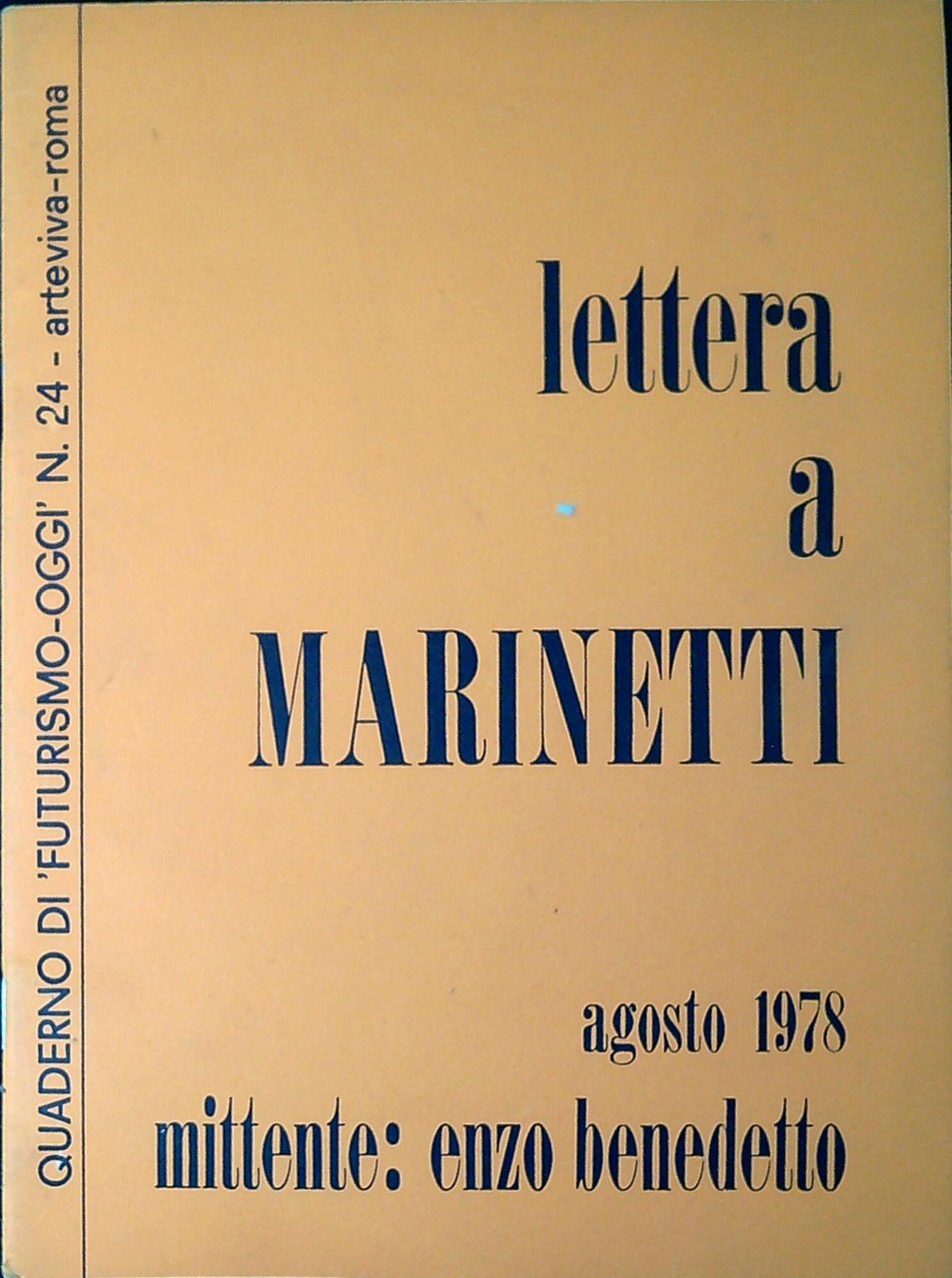 Lettera a Marinetti : agosto 1978 | Immagine principale