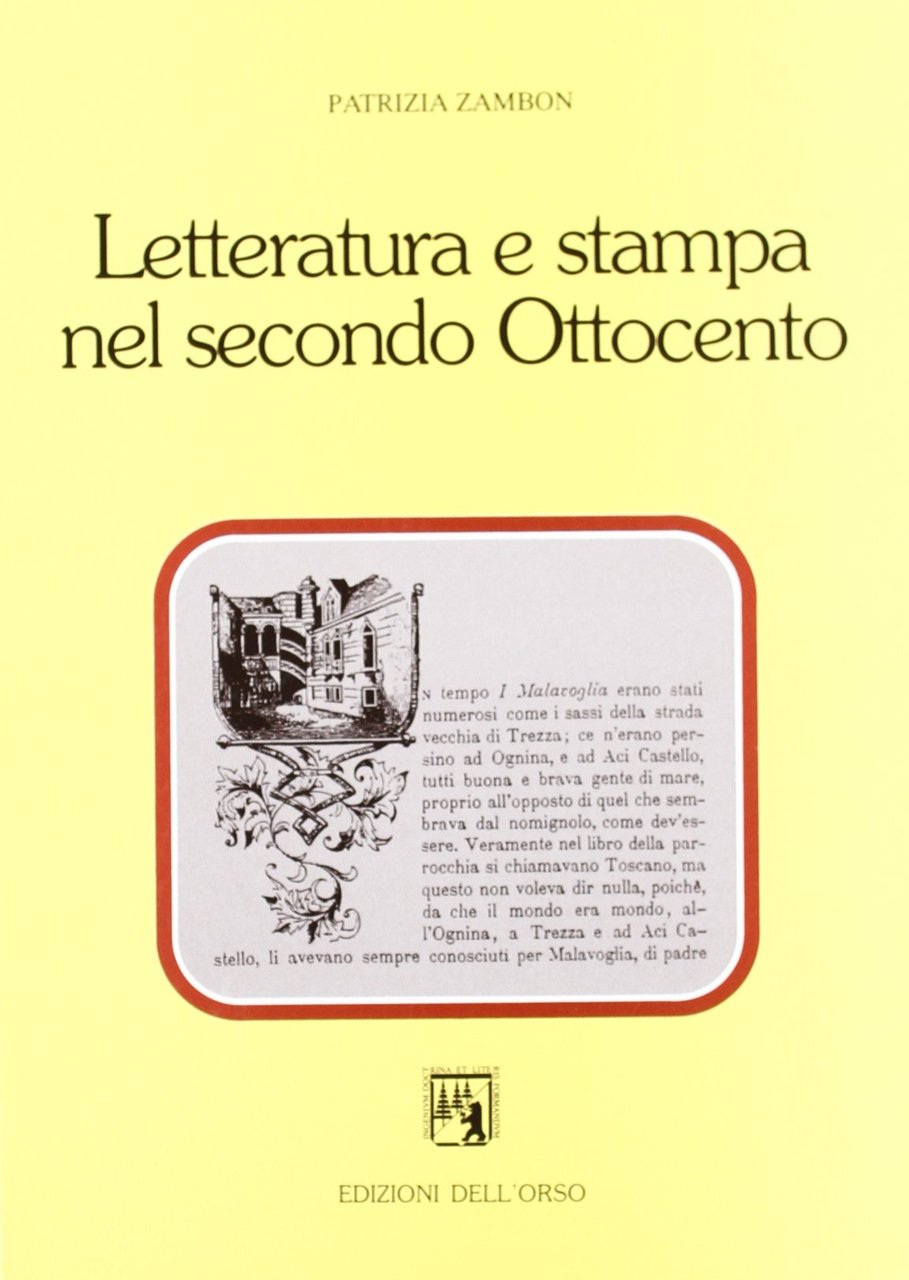 Letteratura e stampa nel secondo Ottocento