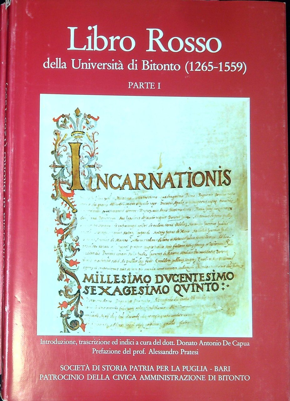 Libro rosso della Universita di Bitonto (1265-1559)