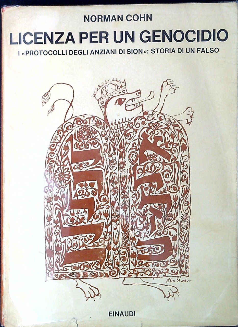 Licenza per un genocidio : i Protocolli degli anziani di …