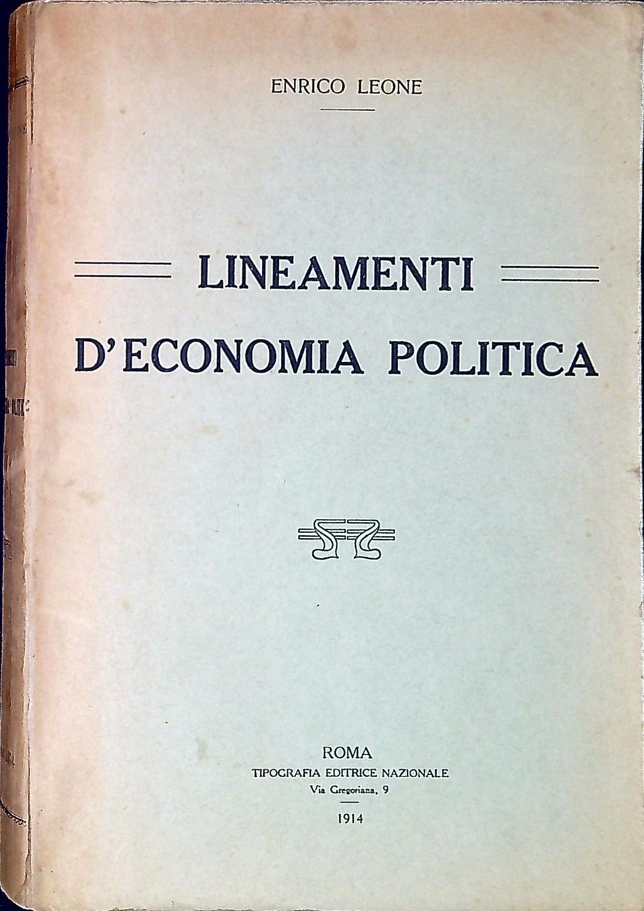 Lineamenti d'economia politica