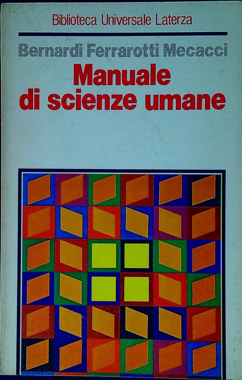 Manuale di scienze umane | Immagine principale