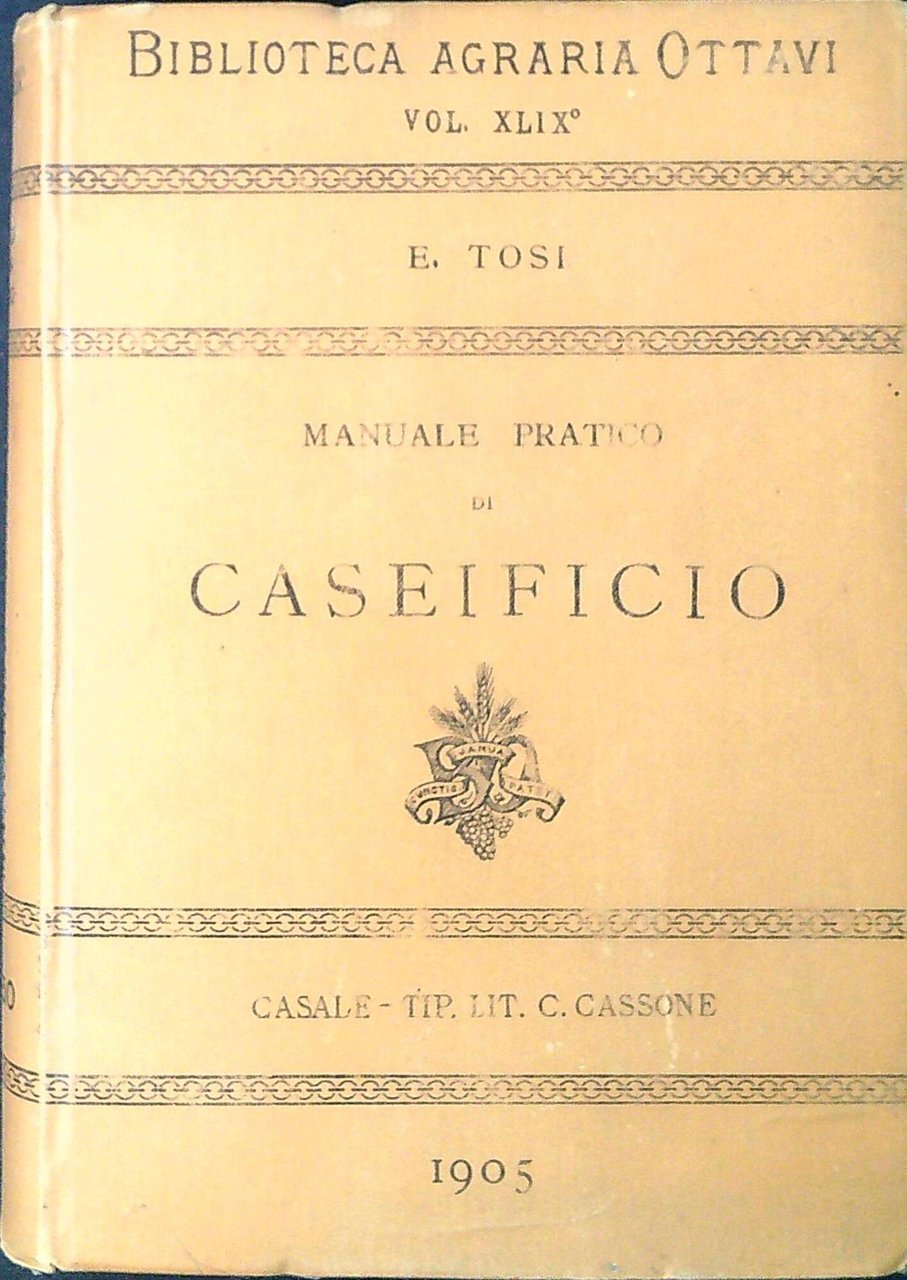 Manuale pratico di caseificio | Immagine principale