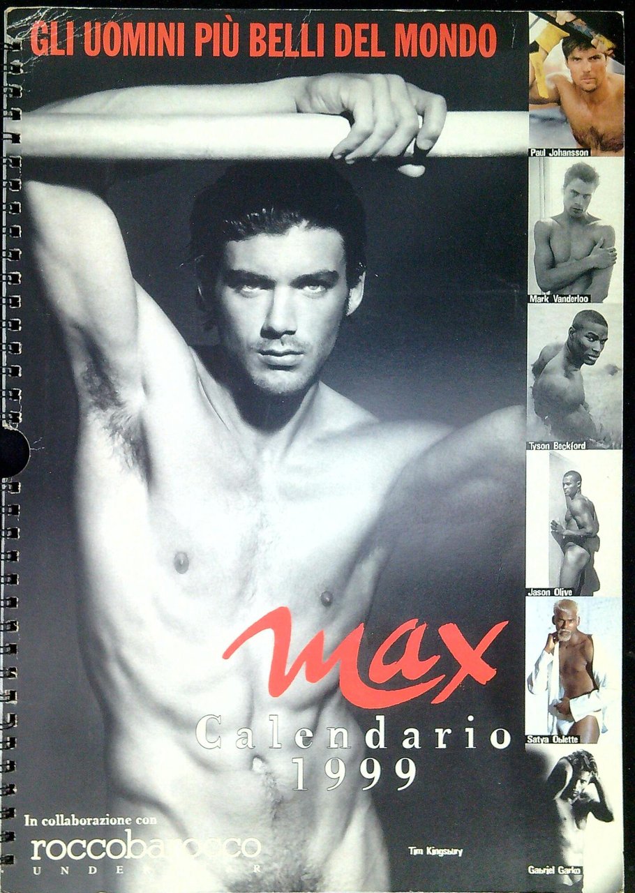 Max calendario 1999. Gli uomini più belli del mondo