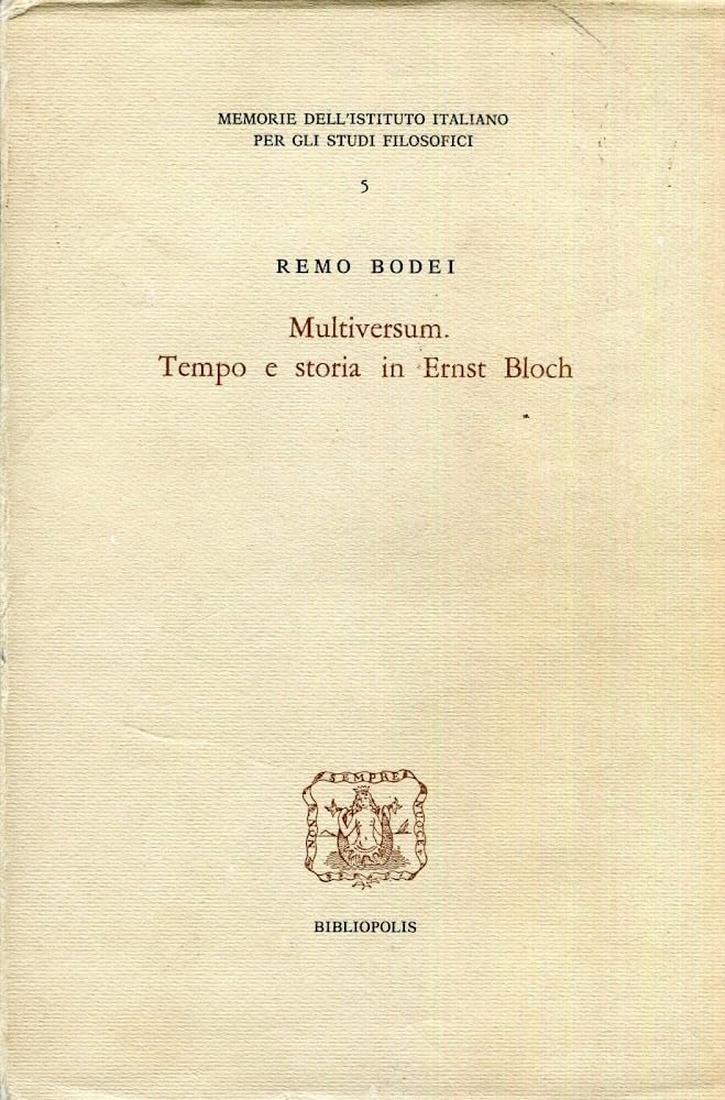 Multiversum. Tempo e storia in Ernst Bloch | Immagine principale