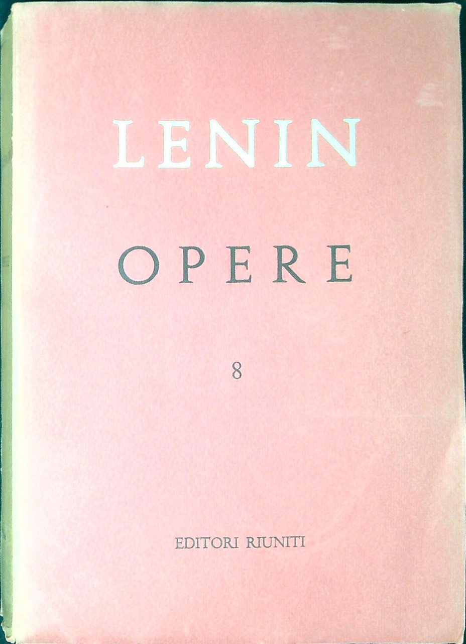 Opere complete vol. 8: Gennaio-luglio 1905