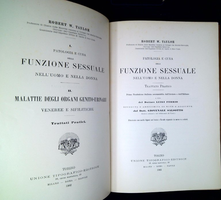 Patologia e cura della funzione sessuale nell'uomo e nella donna …