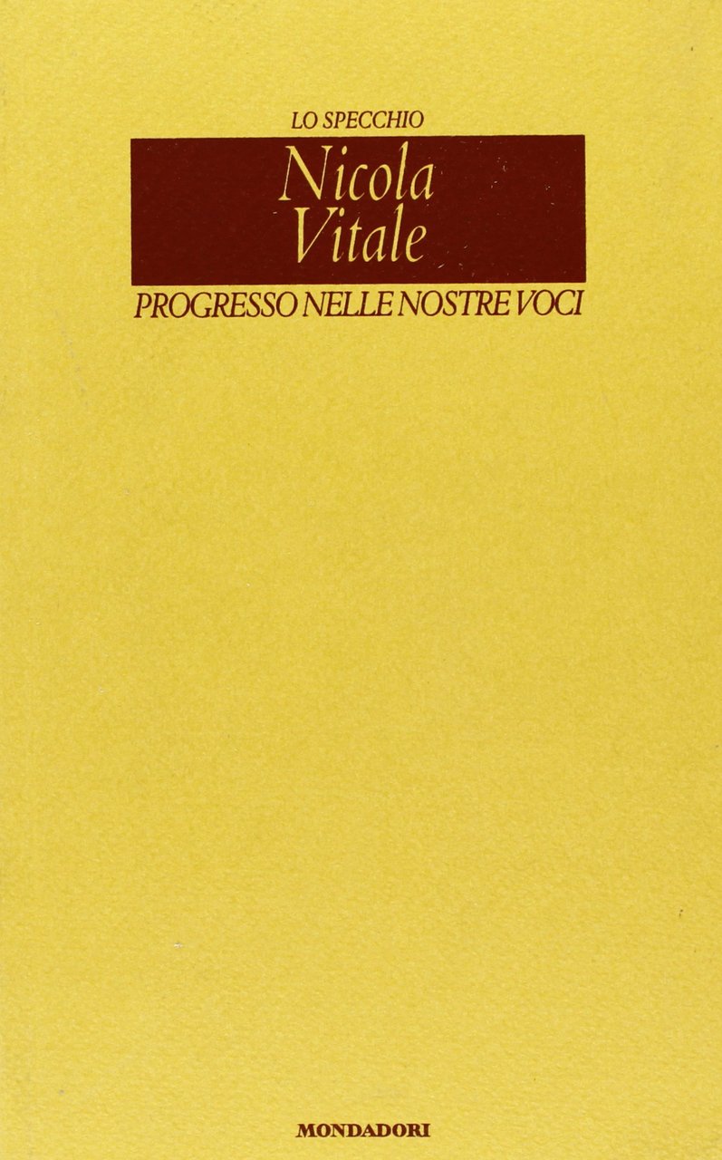 Progresso nelle nostre voci