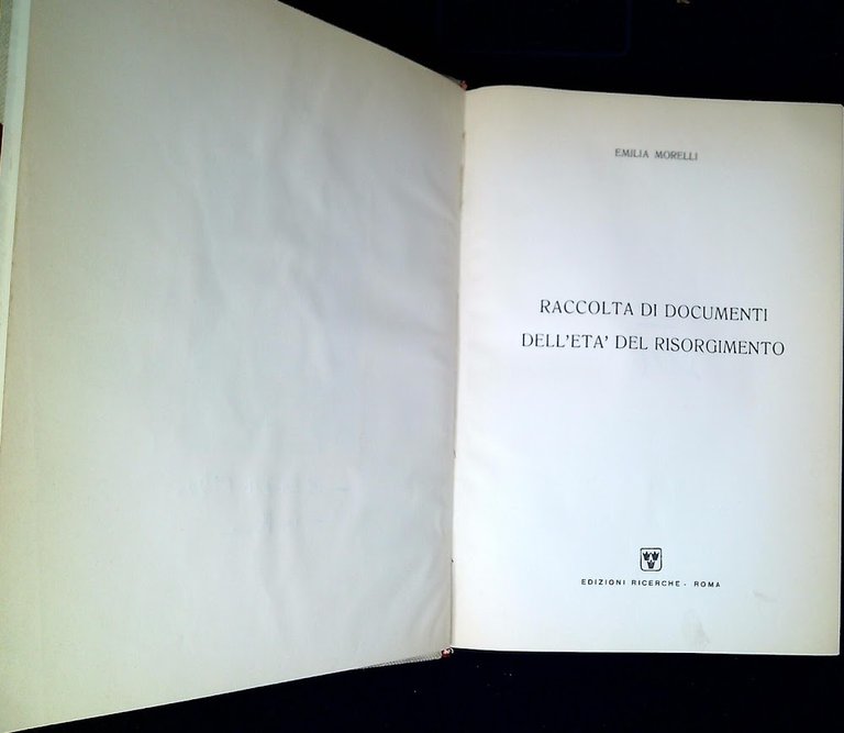 Raccolta di documenti dell'età del risorgimento