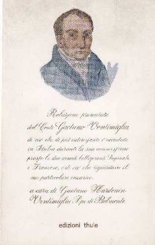 Relazione presentata dal Conte Gaetano Ventimiglia di ciò che di …