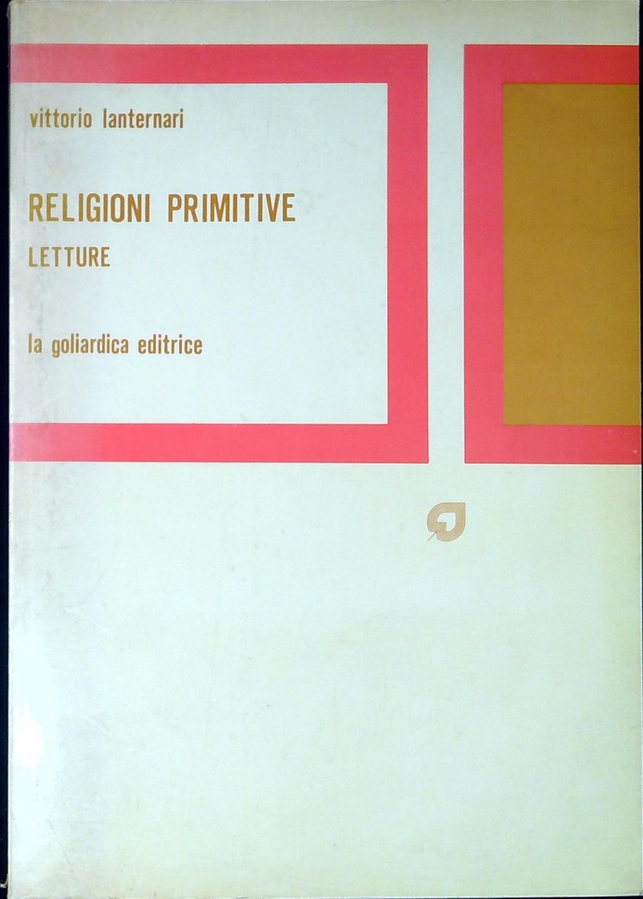 Religioni primitive : letture