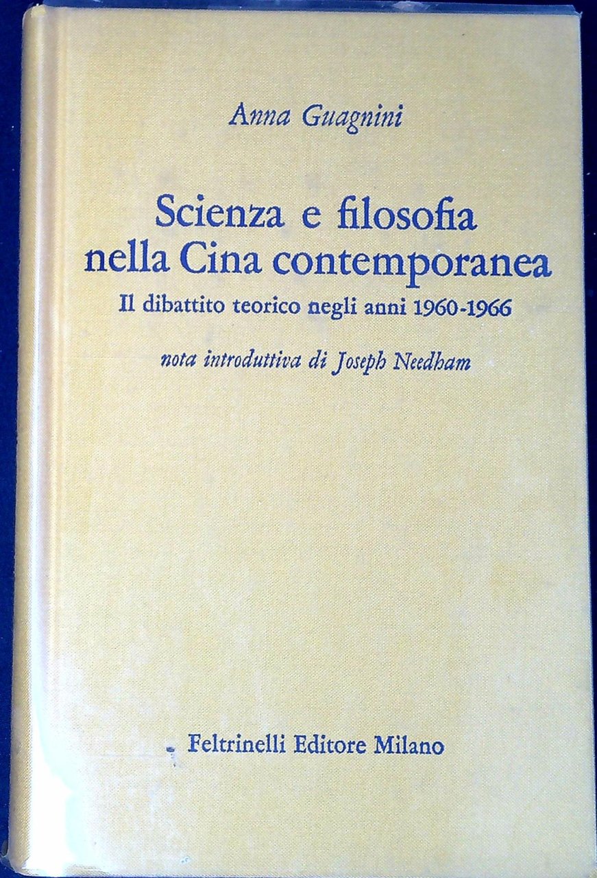 Scienza E Filosofia Nella Cina Contemporanea