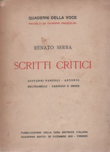 Scritti critici